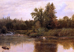  Albert Bierstadt Landscape, New Hampshire - Art Print