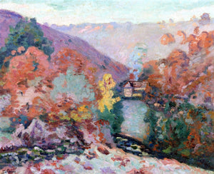 Armand Guillaumin Landscape of La Cruese, La Folie - Art Print