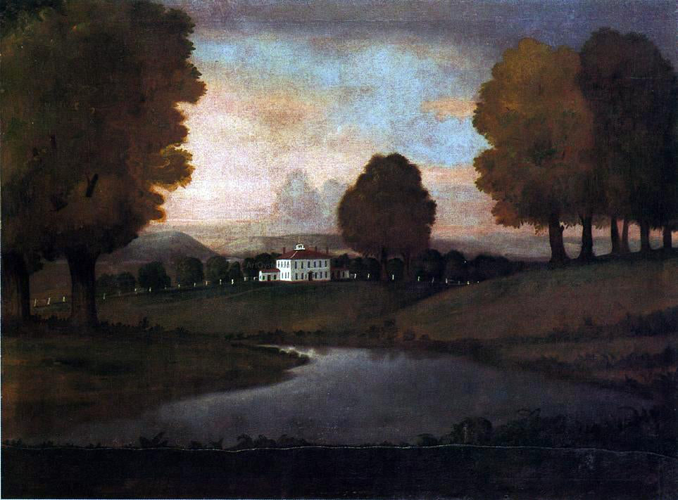 Ralph Earl Landscape of the Ruggles Homestead Art Print – printoyster.com
