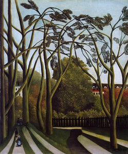  Henri Rousseau Landscape on the Banks of the Bievre at Becetre, Spring - Art Print