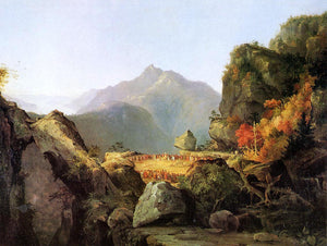  Thomas Cole Landscape Scene from 'The Last of the Mohicans' - Art Print