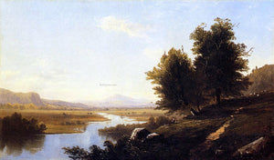  Alfred Thompson Bricher Landscape, The Saco from Conway - Art Print
