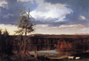  Thomas Cole Landscape, the Seat of Mr. Featherstonhaugh in the Distance - Art Print