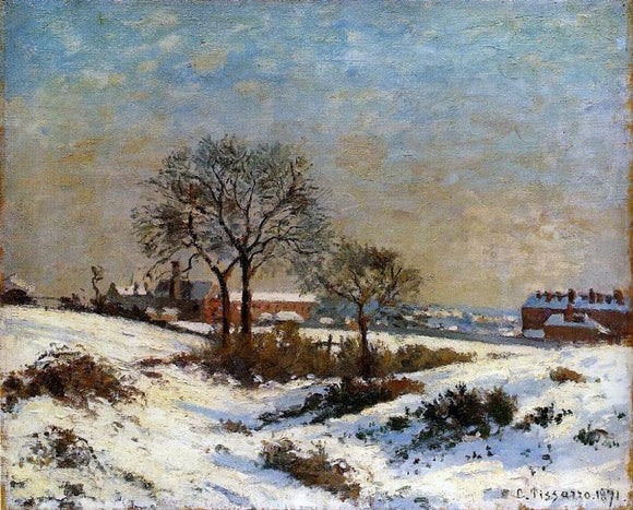  Camille Pissarro Landscape Under Snow, Upper Norwood - Art Print