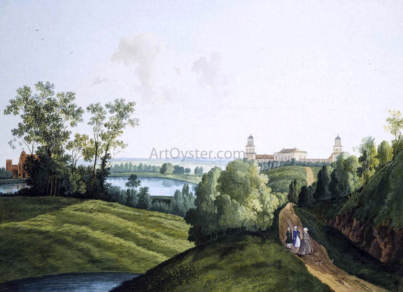  Semyon Fyodorovich Shchedrin Landscape with a Farm in the Park in Tsarskoye Selo - Art Print
