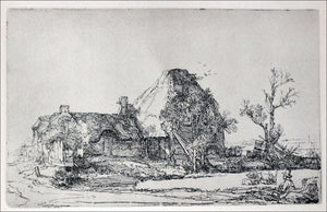  Rembrandt Van Rijn The Landscape with a Man Sketching a Scene - Art Print