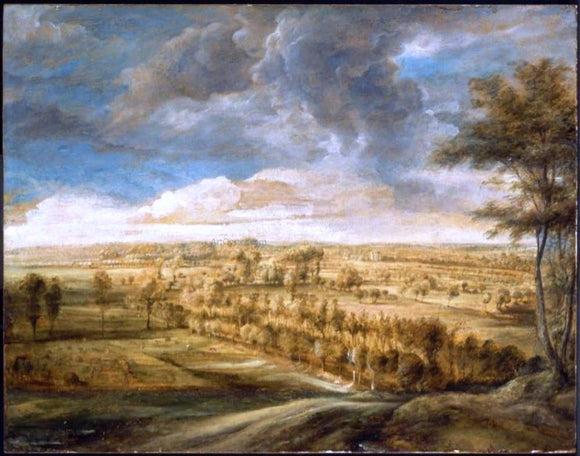  Peter Paul Rubens Landscape with an Avenue of Trees - Art Print