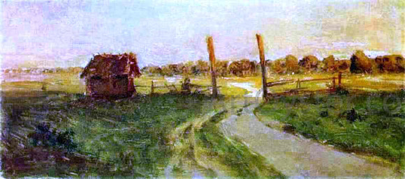  Isaac Ilich Levitan Landscape with an Izba, Sketch - Art Print