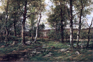  Charles Linford Landscape with Birch Trees, Scalp Level - Art Print