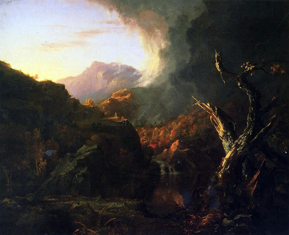  Thomas Cole Landscape with Dead Trees - Art Print