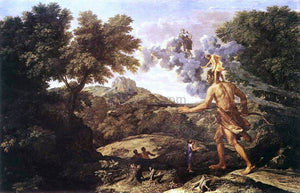  Nicolas Poussin Landscape with Diana and Orion - Art Print