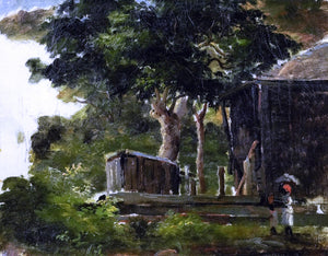  Camille Pissarro Landscape with House in the Woods in Saint Thomas, Antilles - Art Print