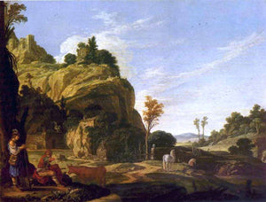  Jacob Pynas Landscape with Mercury and Battus - Art Print