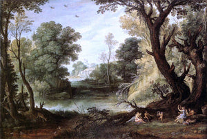  Paul Bril Landscape with Nymphs and Satyrs - Art Print