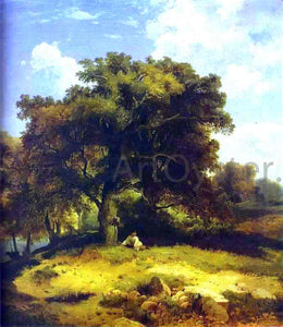  Alexei Kondratevich Savrasov Landscape with Oaks - Art Print