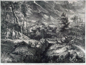  Schelte Adamsz Bolswert Landscape with Philemon and Baucis - Art Print