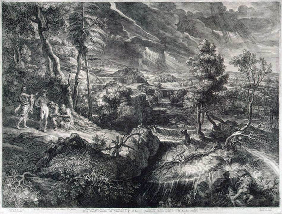  Schelte Adamsz Bolswert Landscape with Philemon and Baucis - Art Print