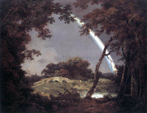  Joseph Wright Landscape with Rainbow - Art Print