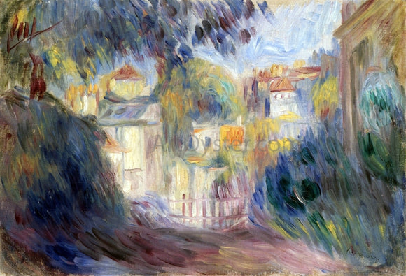  Pierre Auguste Renoir Landscape with Red Roofs - Art Print