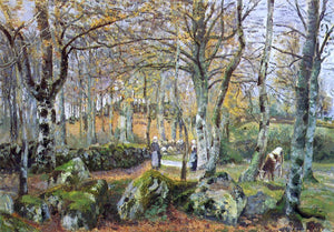  Camille Pissarro Landscape with Rocks, Montfoucault - Art Print