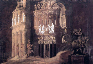  Francois De Nome Landscape with Roman Ruins - Art Print