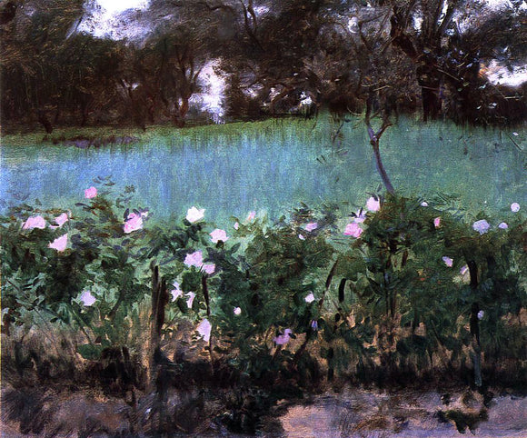  John Singer Sargent Landscape with Rose Trellis - Art Print