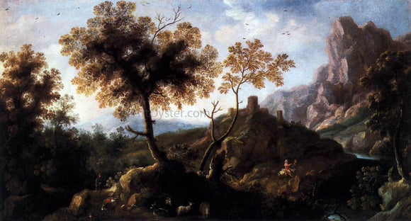  Ignacio De Iriarte Landscape with Shepherds - Art Print