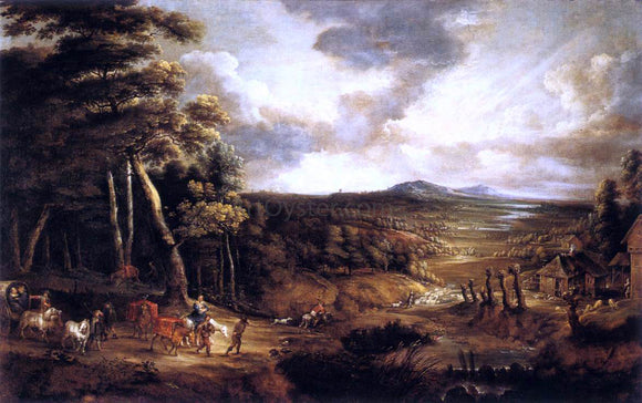  Lucas Van Uden Landscape with the Flight into Egypt - Art Print
