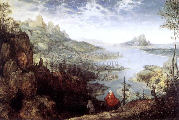  The Elder Pieter Bruegel Landscape with the Flight into Egypt - Art Print