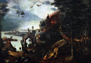  The Elder Pieter Bruegel Landscape with the Temptation of Saint Anthony - Art Print