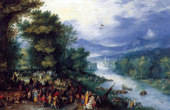  The Elder Jan Bruegel Landscape with the Young Tobie - Art Print