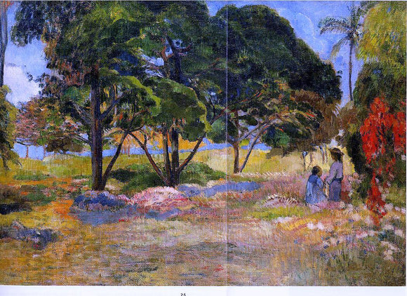  Paul Gauguin Landscape with Three Trees - Art Print
