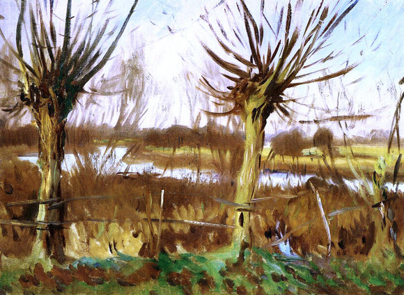  John Singer Sargent Landscape with Trees, Calcot - Art Print