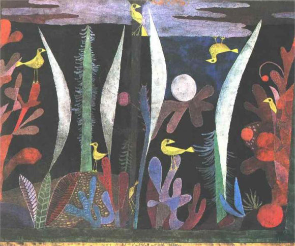  Paul Klee Landscape with Yellow Birds - Art Print
