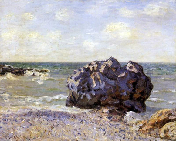  Alfred Sisley Langland Bay, Storr's Rock, Morning - Art Print