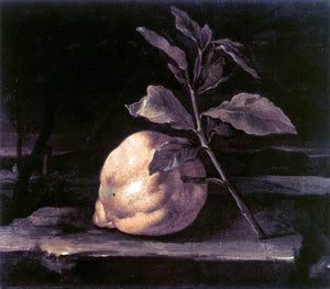  Bartolomeo Bimbi Large Citron in a Landscape - Art Print