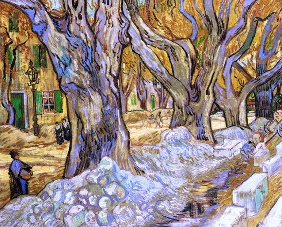  Vincent Van Gogh Large Plane Trees - Art Print