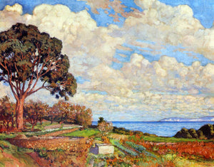  Theo Van Rysselberghe Large Tree near the Sea - Art Print