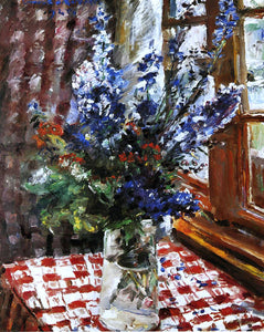  Lovis Corinth Larkspur - Art Print