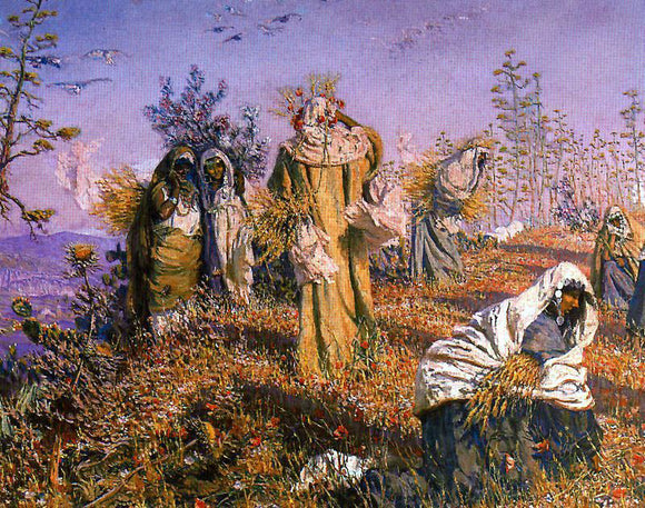  Antonio Munoz Degrain Las Espigadoras de Jerico - Art Print