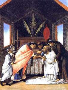  Sandro Botticelli Last Communion of St Jerome - Art Print