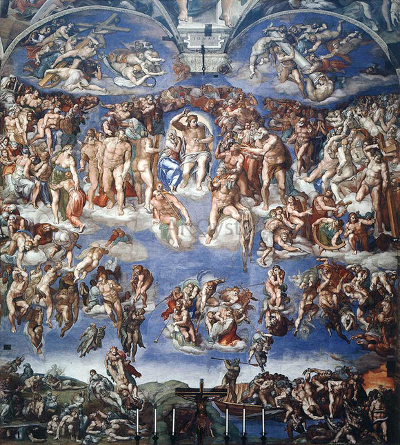  Michelangelo Buonarroti Last Judgment - Art Print