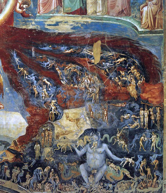  Giotto Di Bondone Last Judgment (detail 11) (Cappella Scrovegni (Arena Chapel), Padua) - Art Print