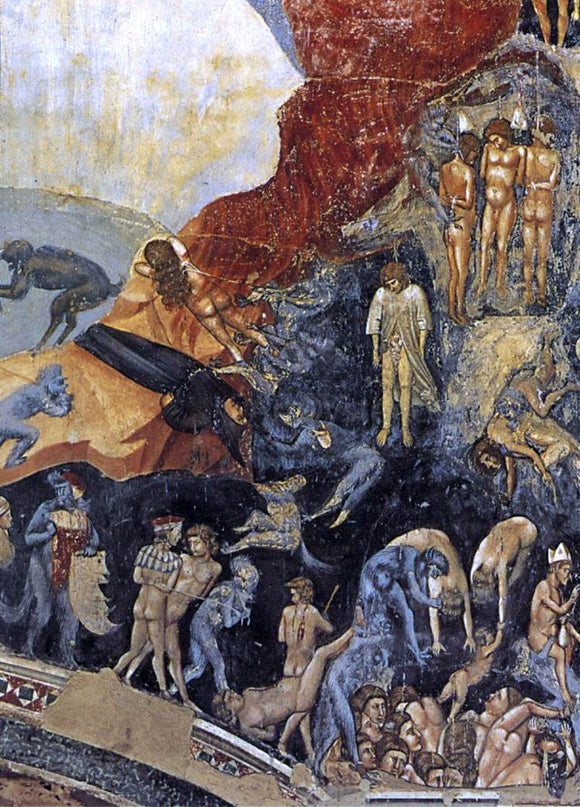  Giotto Di Bondone Last Judgment (detail 14) (Cappella Scrovegni (Arena Chapel), Padua) - Art Print