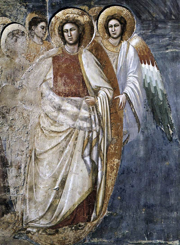  Giotto Di Bondone Last Judgment (detail 6) (Cappella Scrovegni (Arena Chapel), Padua) - Art Print