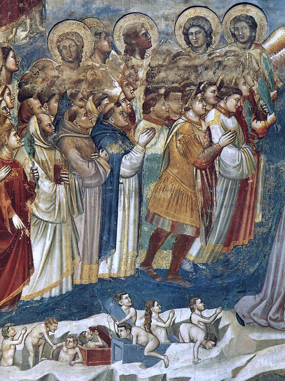  Giotto Di Bondone Last Judgment (detail 8) (Cappella Scrovegni (Arena Chapel), Padua) - Art Print