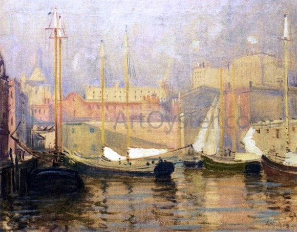  Arthur Clifton Goodwin A Last Look - T Wharf - Art Print