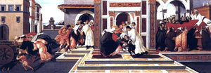  Sandro Botticelli Last Miracle and the Death of St Zenobius - Art Print