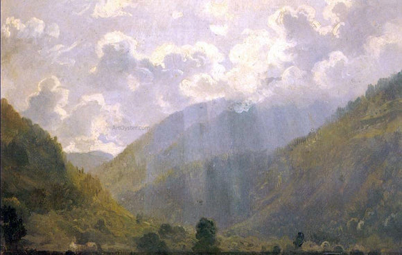  Ivan Ivanovich Shishkin Last sun rays (etude) - Art Print