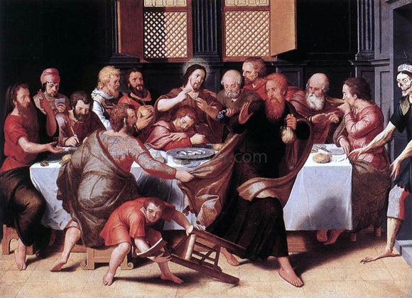  Pieter Pourbus Last Supper - Art Print